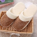 Miniatyrbillede 3 af 4: Dame Memory Foam Vinter Hjemmesko Coffee 42-43