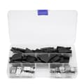 20 st USB Typ A 2.0 4-Pin Kontaktdonsadapter Svart Plastskal