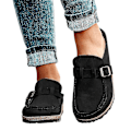 Miniatyrbillede 1 af 4: Kvinder Casual Comfy Clogs Ruskind Slip On Sandaler 40
