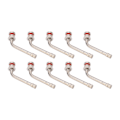 Miniatyrbillede 6 af 8: 10 stk. TR545D 60° ventilstammer til Alcoa 22,5\" & 24,5\" aluminiums lastbilhjul