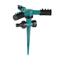 Miniatyrbillede 1 af 5: Automatisk roterende havesprinkler til græsplæne, vandingsværktøj, grøn