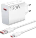 Miniatyrbild 1 av 4: Xiaomi 120W HyperCharge Combo (Type-A) laddare - Vit