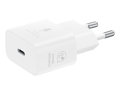 Samsung 25W USB-C GaN Strömadapter bulk - Vit