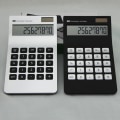 Miniatyrbillede 3 af 4: Lommeregner, Slank Elegant Design, Kontor/hjem Elektronik, Dobbelt Strømforsynet Bordlommeregner, Solenergi, 10 Cifre, Tiltet LCD-Skærm, Stabilt Design