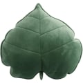 Miniatyrbillede 5 af 5: 3D Blad Pude - Behagelig Sofa Soveværelse Pude Dekoration 13x13cm Mørkegrøn, 3D Blad Pude