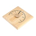 Miniatyrbild 1 av 5: 0~140 Trätermometer Temperaturdisplay för Basturum Väggmonterad