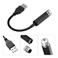 Pikkukuva 3 / 5: Auton kattoon tähtitaivasvalo, USB-tähtiprojektori yövalo auton sisustukseen, USB-romanttinen yleismaailmallinen tunnelmaprojektori koristelamppu (2 kpl, punainen)