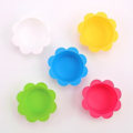 Miniatyrbillede 2 af 5: 20 stk DIY Bageform Macaron Blonderform Silikon Kagekop Pudding Æg Tart Muffin Kopform, Farver Sendes tilfældigt