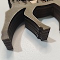 Miniatyrbillede 2 af 5: Trædyr Statue Kreativitet Totem Kontor Hjem Dekorere Håndværk F