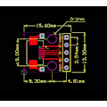 Pikkukuva 5 / 5: Haljia Micro USB - Dip-sovitin 5-nastainen naarasliitin tyyppi B PCB-muunninmoduulilevy (4 kpl)
