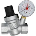 Miniatyrbillede 1 af 5: Dn20 Vandtrykreducer 3/4 Tomme Vandtryksregulator Med Manometer