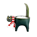 Miniatyrbild 2 av 5: Dekorativ kruka i kattform för suckulenter, planteringshink, blomlåda