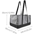 Miniatyrbillede 3 af 5: Canvas Brændestabs Tote Opbevaringspose Vandafvisende Robust Totepose