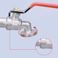 Miniatyrbillede 3 af 5: 1000l Tankhane Med Vandingsslangehane Adapter, Ibc Haneforbindelse, Havehane Til Regnvandssamler (3/4\" Plastadapter)