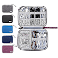 Miniatyrbillede 2 af 2: Enkeltlags digital taske, multifunktionel digital opbevaringspose, hovedtelefon mobiltelefon datakabel Usb flashdrev oplader opbevaringspose (blå)
