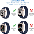 Pikkukuva 2 / 6: Näytönsuoja Apple Watch SE:lle (2022/2020) /Series 6 5 4 40mm, TPU HD Kirkas Koko Näytön Peitto Kalvo, 3-Pakkaus 40mm