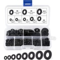 Miniatyrbillede 1 af 4: Sorte plastbrikker, skiver til mekanikere, sortiment af skiver