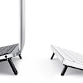 Miniatyrbillede 3 af 5: Foldbar Usynlig Computer Tastatur Stativ Med 2 Justerbare Vinkler, Til De Fleste Tastaturer