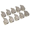 Skåpsdörr Trycköppningsdörrspärr Spets Trycklås, 10-pack