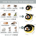 Pikkukuva 3 / 7: Chinchillan, siilin, marsun, rotan ja fretin häkkiin sopiva sänky, lelut ja tarvikkeet (S, Bee) 4Bee