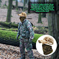 Miniatyrbilde 7 av 7: Camo-Hatter for Menn med Kjølende Halskrage Baseball Caps Ansikts-Sjal Maske Army Taktisk Militærhatt Halsrør Snoods for Løping Jakt Camping Desert Pythons One Size