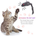 Miniatyrbild 5 av 8: 2-pack Dörrhängande Katt Leksak, Interaktiv Katt Leksak Möss, Katt Leksak Jaga Träning Underhållning Leksak Hängande Dörr Katt Leksak Mus Retande Leksaker för inomhus C