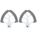 Miniatyrbillede 1 af 5: 2x Udskiftningstilbehør til Mixer, Kantpisker til Køkken Tilt-Head Stand Mixer, 4,5-5 Quart Flad