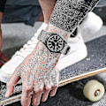Miniatyrbillede 4 af 5: Air Force Field Watch Nylon Rem 24h Display Quartz Urværk 41mm Relogio Masculino