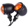 Miniatyrbillede 8 af 8: 4 stk. Motorcykel Blinklys Retro Blinklys Lys Blinklys 12V Blinklys Universal Black,Yellow