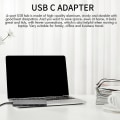Pikkukuva 3 / 5: Usb-C-keskitin 4-in-1 Kannettava Seos Usb Type C - 4 Usb 2.0 480mbps Portti Keskitin Adapteri