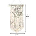 Miniatyrbild 2 av 2: Macrame väggbonad bomullsrep väggkonst vävd gobeläng boho chic väggdekoration