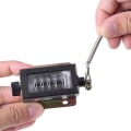 Miniatyrbillede 5 af 5: Talletæller, Digit Display, D67-5-cifret Mekanisk Nulstilling Manuel Løbs Tæller