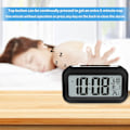 Miniatyrbillede 7 af 8: Opgraderet Digital Vækkeur, 4,3\" LED-Skærm med Temperatur Større Lydstyrke Lysstyring Bærbar Snooze Kalender Lysstyrke med Batteridrevet Black