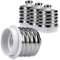 Miniatyrbilde 2 av 5: 4x Sockeladapter - E40 til E27 Sockelkonverter - E27 Sockellampeholderadapter for Halogen LED-pære
