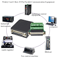 Miniatyrbillede 7 af 7: DB25 Hun Breakout Board Connector DB25 Lang Bolte 2 Række Hun 25-bens Loddefri Serial Port Adapter til Terminal Connector Skilt FemaleNut