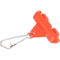 Miniatyrbillede 5 af 5: Fiskesænkevægt-skyder, Fiskesnøre-sænkevægt Professionel Lynlås-skyder Bomme Fiskesnøre-sænkevægt til Båd Havfiskeri Tilbehør (2 stk., Orange)