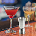 Miniatyrbillede 2 af 8: 25ml/50ml Rustfrit Stål Jigger Bar Craft Dobbelt Spirit Målekop Dobbelt Jigger til Bar Cocktail Shot Måling