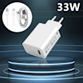 Miniatyrbilde 2 av 4: Universal europeisk standard 3000 Ma Usb-lader 33w hurtiglading
