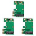 Pikkukuva 1 / 5: 3x PCIe Mini PCIe -sovitinkortti, Tehokas, Kevyt Ja Kannettava Mini PCIe USB3.0 -sovitin