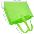 Miniatyrbilde 7 av 7: 24 stk gaveposer med håndtak, store non-woven poser, gjenbrukbare handleposer, festgaveposer, handleposer for dagligvarer, piknikposer (12 farger)