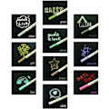 Miniatyrbillede 4 af 8: Metallic Tuscher til Scrapbooking - Tuscher til Sort Papir - Metallic Tuscher til Scrapbooking, Guld Tuscher Metallic Scrapbooking Tilbehør til Kortfremstilling, DIY