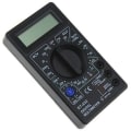 Miniatyrbillede 4 af 5: 1999 Dt-832 Digitalt Multimeter Tæller Ac/dc Ampere Volt Ohm Tester Voltmeter Amperemeter Multimeter Gul