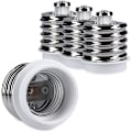 Miniatyrbillede 1 af 5: 4x Sockeladapter - E40 til E27 Sockelkonverter - E27 Sockellampeholder Adapter Til Halogen LED Pære
