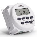 Miniatyrbilde 2 av 3: Sinotimer 15,98 tommers LCD digital timer 12V DC 7 dager programmerbar tidbryter TM618N