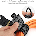 Miniatyrbillede 4 af 5: Kabelarrangør til opbevaring (6 stk.), Trilancer velcro-stropper til