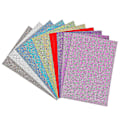 Miniatyrbild 2 av 5: Glitterpapper för kort, 10 ark A4-format papper för scrapbooking, självhäftande hantverkspapper, DIY-presentask, slumpmässiga färger