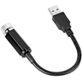Pikkukuva 1 / 5: Auton kattoon tähtitaivasvalo, USB-tähtiprojektori yövalo auton sisustukseen, USB-romanttinen yleismaailmallinen tunnelmaprojektori koristelamppu (2 kpl, punainen)