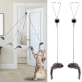 Miniatyrbild 1 av 8: 2-pack Dörrhängande Katt Leksak, Interaktiv Katt Leksak Möss, Katt Leksak Jaga Träning Underhållning Leksak Hängande Dörr Katt Leksak Mus Retande Leksaker för inomhus C