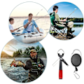 Miniatyrbild 3 av 4: Fish Quick Knot Tying Tool 4 i 1 Flugfiskelina Klippverktyg Flugfiskelina Utrustning Snabb Knop Bindningsverktyg och Retraktorer Combo för Flugfiskelina Verktygssats