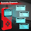 Miniatyrbild 3 av 7: Car OBD2 Scanner Universal Wired Auto Engine Fault Code Reader CAN Diagnostic Scan Tool V309 för Check Engine Light, I/M Readiness Smog Check, HD LCD V309